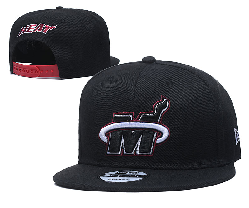 2020 NBA Miami Heat 01 hat->soccer hats->Sports Caps
